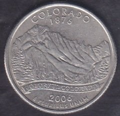 Amerika Çeyrek Dolar 2006 Hatıra Colorado