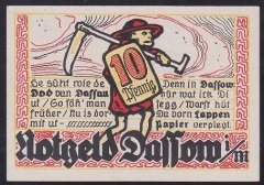 ALMANYA 10 PFENNİNG NOTGELD 1922 ÇİL