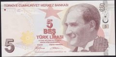 9.Emisyon 1.Tertip 5 Lira A233 432555 Çilaltı Çil