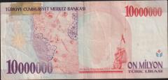 7.Emisyon 10 000 000 Lira D33 621350 Haliyle