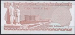 6.Emisyon 4.Tertip 20 Lira I59 101954 Çilaltı Çil