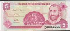 Nikaragua 5 Centavos 1991 Çil Pick 168a (AA) ( 555 )