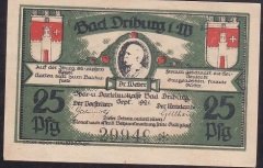 ALMANYA 25 PFENNİNG NOTGELD 1921 ÇİL