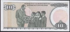 7.Emisyon 2.Tertip 10 Lira E46 703549 Çil