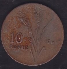 1963 Yılı 10 Kuruş