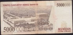 7.Emisyon 5 000 000 Lira E46 317762 Çok Temiz
