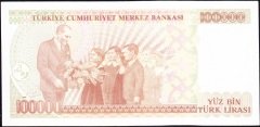 7.Emisyon 3.Tertip 100000 Lira F23 706419 Çilaltı