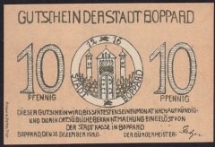ALMANYA 10 PFENNİNG NOTGELD 1920 ÇİL