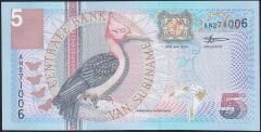 Suriname 5 Gulden 2000 Çil Pick 146