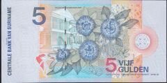 Suriname 5 Gulden 2000 Çil Pick 146