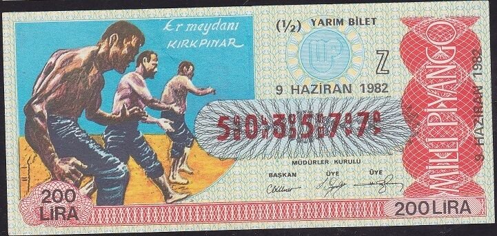 1982 9 Haziran Yarım Bilet - Z Serisi