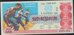 1982 9 Haziran Yarım Bilet - Z Serisi