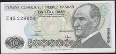 7.Emisyon 2.Tertip 10 Lira E45 228054 Çil