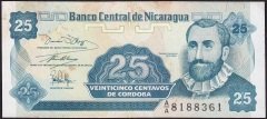 Nikaragua 25 Centavos 1991 Ççt ( kat yok hafif leke var) AA