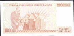 7.Emisyon 3.Tertip 100000 Lira F19 715401 Çil