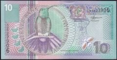 Suriname 10 Gulden 2000 Çil Pick 147