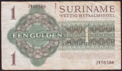 Suriname 1 Gulden 1974 Çok Temiz Pick 116c