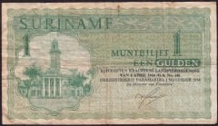 Suriname 1 Gulden 1974 Çok Temiz Pick 116c