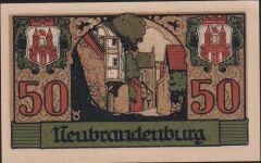 Almanya 50 Pfennig Notgeld 1921 Çil