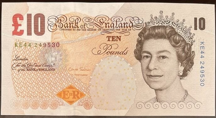 İngiltere 10 Pound 2000 Çil Pick 389d