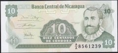 Nikaragua 10 Centavos 1991 Çil Pick 169a (AA)