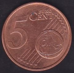 Avrupa 5 Euro Cent 2006 Fransa