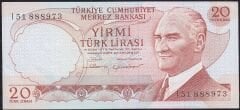 6.Emisyon 4.Tertip 20 Lira I51 888973 Çilaltı