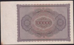 Almanya 100.000 Mark 1923 Çok Çok Temiz
