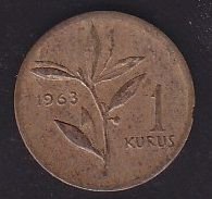 1963 Yılı 1 Kuruş