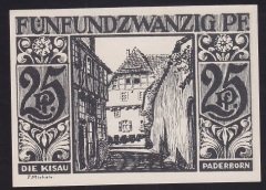 ALMANYA 25 PFENNİG NOTGELD 1921 ÇİL