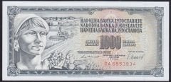 Yugoslavya 1000 Dinar 1981 Çil Pick 92d