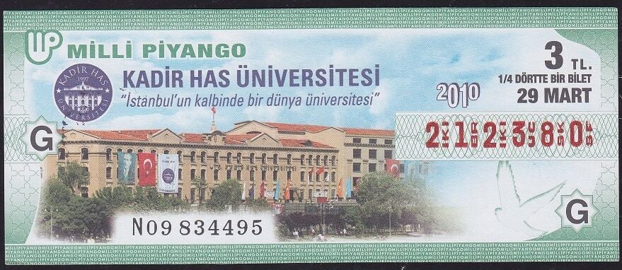 2010 29 Mart Çeyrek Bilet - G Serisi
