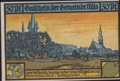 Almanya 50 Pfennig Notgeld 1921 Çil