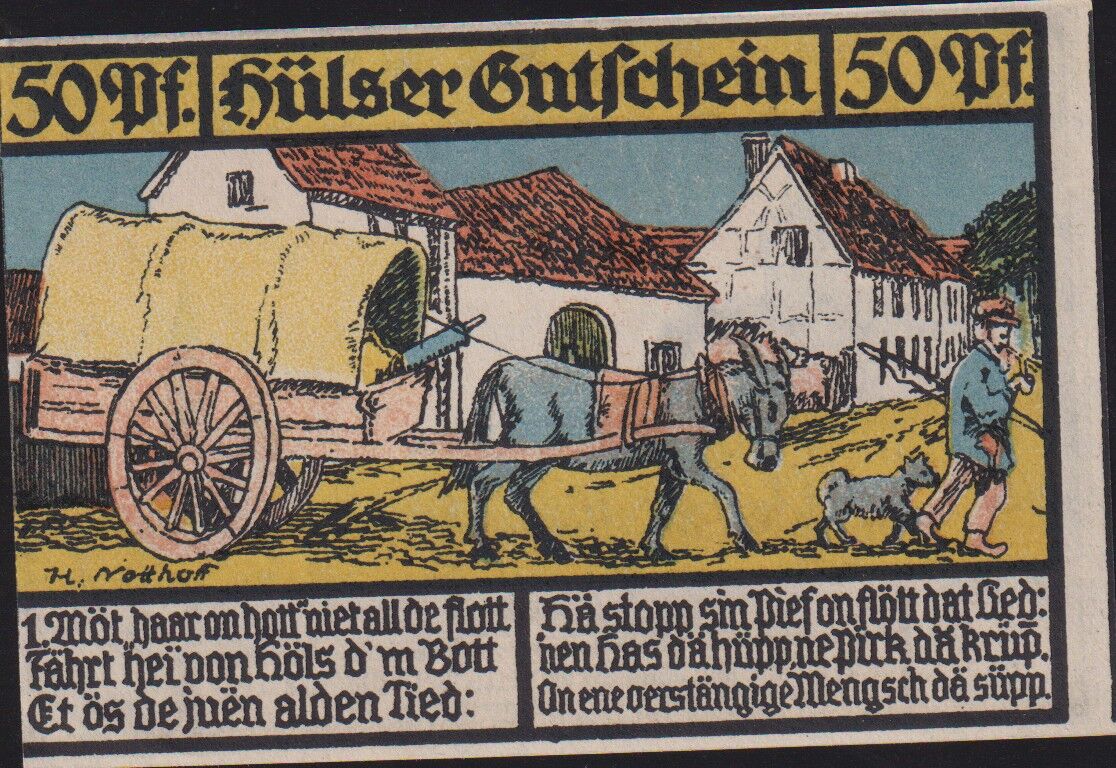 Almanya 50 Pfennig Notgeld 1921 Çil