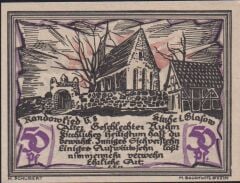 Almanya 50 Pfennig Notgeld 1921 Çil