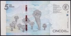 Kolombiya 5000 Pesos 2020 Çil