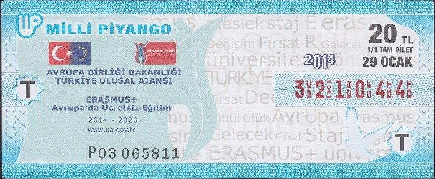 2014 29 Ocak Tam Bilet - T Serisi