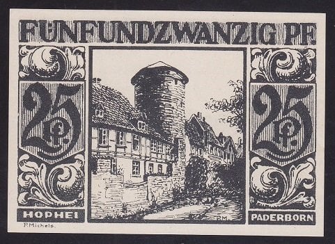 ALMANYA 25 PFENNİG NOTGELD 1921 ÇİL