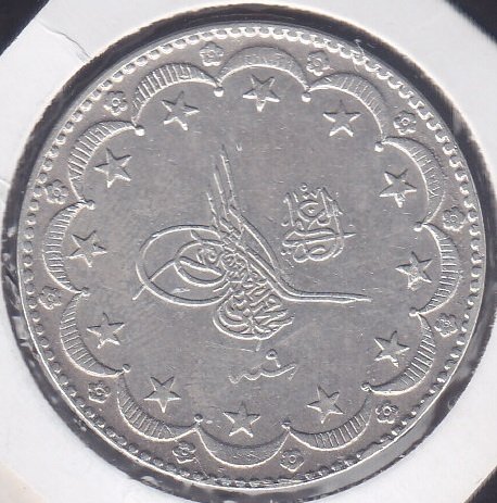 1327 / 9 REŞAT 20 KURUŞ GÜMÜŞ ÇİLALTI