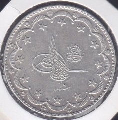 1327 / 9 REŞAT 20 KURUŞ GÜMÜŞ ÇİLALTI