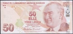 9.Emisyon 7.Tertip 50 Lira F141 951222 Çil