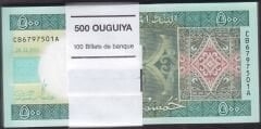 Moritanya 500 Ouguiya 2013 Deste (100 Adet) Çil