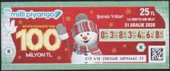 2020 31 Aralık Çeyrek Bilet - R Serisi