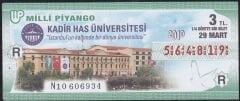 2010 29 Mart Çeyrek Bilet - R Serisi