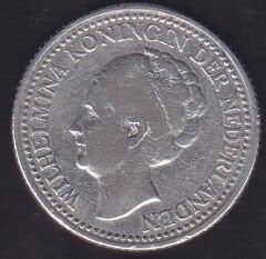 Hollanda 1/2 Gulden 1922 Gümüş