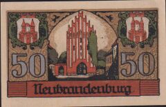 Almanya 50 Pfennig Notgeld 1921 Çil