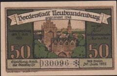 Almanya 50 Pfennig Notgeld 1921 Çil