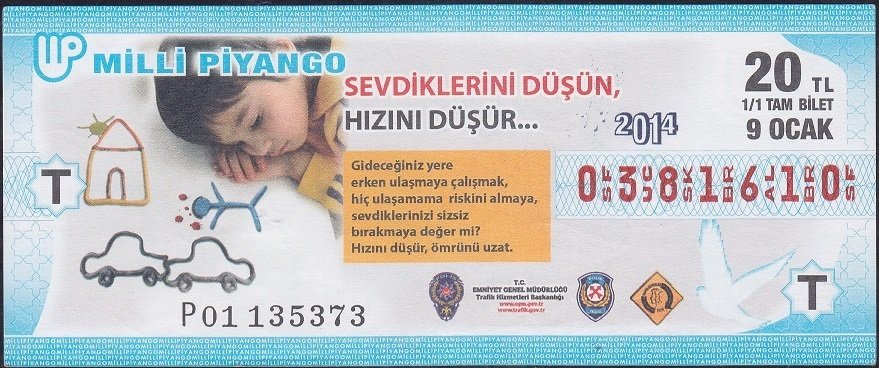 2014 9 Ocak Tam Bilet - T Serisi