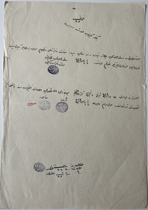 Eski Türkçe El Yazısı Evrak