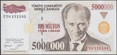 7.Emisyon 5 000 000 Lira E70 171101 Çilaltı Çil